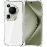 Kzy Huawei Pura 70 Ultra ile Uyumlu Kapak Kamera Korumalı Airbag Antishock Köşe Korumalı Şeffaf Silikon Kılıf