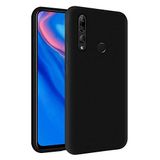 KZY Huawei Y9 Prime 2019 İçi Kadife Soft Logosuz Lansman Silikon Kılıf - Siyah