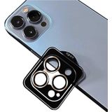 KZY İletişim Apple iPhone 11 Pro Max Safir Temperli Cam Kamera Lens Koruyucu - Gold