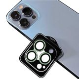 KZY İletişim Apple iPhone 11 Pro Safir Temperli Cam Kamera Lens Koruyucu - Yeşil