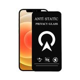 KZY İLETİŞİM Apple iPhone 12 ile uyumlu Tam Kaplayan Anti Statik Görünmez Safir Ekran Koruyucu Hayalet Cam