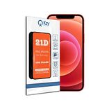 KZY İLETİŞİM Apple iPhone 12 Mini ile uyumlu Tam Kaplayan 21D Temperli Ekran Koruyucu Cam