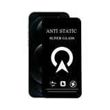KZY İletişim Apple iPhone 12 Pro Tam Kaplayan Anti Statik Çizilmez Safir Ekran Koruyucu Cam