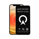 KZY İletişim Apple iPhone 12 Tam Kaplayan Anti Statik Görünmez Safir Ekran Koruyucu Hayalet Cam