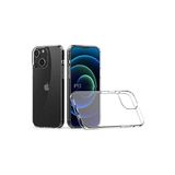 KZY İLETİŞİM Apple iPhone 13 Mini ile uyumlu Kapak Sert Silikon Şeffaf Kılıf