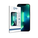 KZY İLETİŞİM Apple iPhone 13 Pro ile uyumlu Tam Kaplayan Fiber Nano Ekran Koruyucu Cam