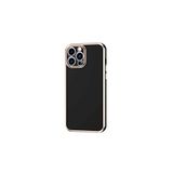 KZY İletişim Apple iPhone 13 Pro Max ile Uyumlu Kapak Kamera Korumalı Lazer Kesim Lüx Silikon Kılıf - Siyah