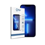 KZY İLETİŞİM Apple iPhone 13 Pro Max ile uyumlu Tam Kaplayan Fiber Nano Ekran Koruyucu Cam