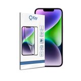 KZY İLETİŞİM Apple iPhone 14 ile Uyumlu Tam Kaplayan Fiber Nano Ekran Koruyucu Cam