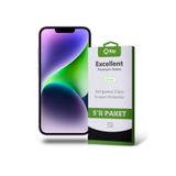 KZY İLETİŞİM Apple iPhone 14 ile Uyumlu Temperli Ekran Koruyucu Kırılmaz Cam Ekonomik 5'li Paket