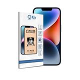 KZY İLETİŞİM Apple iPhone 14 Plus ile Uyumlu Tam Kaplayan Mat Seramik Nano Esnek Ekran Koruyucu Cam