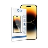 KZY İLETİŞİM Apple iPhone 14 Pro ile Uyumlu Tam Kaplayan Fiber Nano Ekran Koruyucu Cam