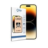 KZY İLETİŞİM Apple iPhone 14 Pro ile Uyumlu Tam Kaplayan Mat Seramik Nano Esnek Ekran Koruyucu Cam