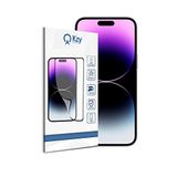 KZY İLETİŞİM Apple iPhone 14 Pro Max ile Uyumlu Tam Kaplayan Fiber Nano Ekran Koruyucu Cam