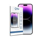 KZY İLETİŞİM Apple iPhone 14 Pro Max ile Uyumlu Tam Kaplayan Temperli Ekran Koruyucu Cam