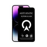 KZY İletişim Apple Iphone 14 Pro Max Tam Kaplayan Anti Statik Çizilmez Safir Ekran Koruyucu Cam