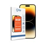 KZY İletişim Apple iPhone 14 Pro Tam Kaplayan 21D Temperli Ekran Koruyucu Cam