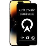 KZY İletişim Apple Iphone 14 Pro Tam Kaplayan Anti Statik Çizilmez Safir Ekran Koruyucu Cam