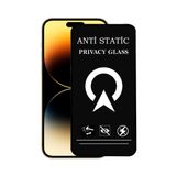 KZY İletişim Apple iPhone 14 Pro Tam Kaplayan Anti Statik Görünmez Safir Ekran Koruyucu Hayalet Cam