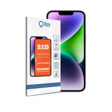 KZY İletişim Apple iPhone 14 Tam Kaplayan 21D Temperli Ekran Koruyucu Cam