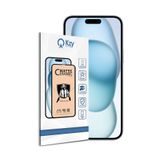 KZY İletişim Apple iPhone 15 Plus ile Uyumlu Tam Kaplayan Mat Seramik Nano Esnek Ekran Koruyucu Cam