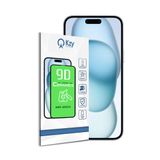 KZY İletişim Apple iPhone 15 Plus ile Uyumlu Tam Kaplayan Seramik Nano Esnek Ekran Koruyucu Cam