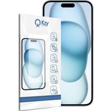 KZY İletişim Apple iPhone 15 Plus ile Uyumlu Temperli Ekran Koruyucu Kırılmaz Cam