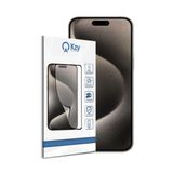 KZY İletişim Apple iPhone 15 Pro Max ile Uyumlu Tam Kaplayan Fiber Nano Ekran Koruyucu Cam