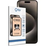 KZY İletişim Apple iPhone 15 Pro Max ile Uyumlu Tam Kaplayan Mat Seramik Nano Esnek Ekran Koruyucu Cam