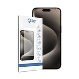 KZY İletişim Apple iPhone 15 Pro Max ile Uyumlu Temperli Ekran Koruyucu Kırılmaz Cam