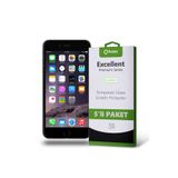 KZY İLETİŞİM Apple iPhone 6s Plus ile uyumlu Temperli Ekran Koruyucu Kırılmaz Cam Ekonomik 5'li Paket