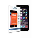 KZY İLETİŞİM Apple iPhone 6s Plus Siyah ile uyumlu Tam Kaplayan 21D Temperli Ekran Koruyucu Cam