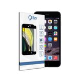 KZY İLETİŞİM Apple iPhone 6s Plus Siyah ile uyumlu Tam Kaplayan Fibernano Ekran Koruyucu Esnek Cam