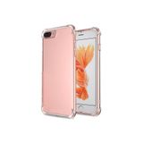 KZY İletişim Apple iPhone 8 Plus ile Uyumlu Kapak Kamera Bölümü Açık Airbag Antishock Köşe Korumalı Şeffaf Silikon Kılıf