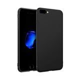 KZY İLETİŞİM Apple iPhone 8 Plus ile uyumlu Kapak Mat Siyah Silikon Lux Kılıf