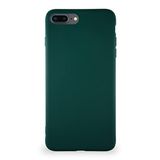 KZY İletişim Apple iPhone 8 Plus ile Uyumlu Kılıf Soft Premier Renkli Silikon Kapak - Yeşil