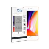 KZY İLETİŞİM Apple iPhone 8 Plus ile uyumlu Tam Kaplayan Seramik Nano Esnek Hayalet Ekran Koruyucu - Beyaz