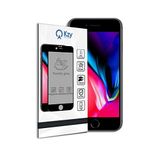 KZY İLETİŞİM Apple iPhone 8 Plus ile uyumlu Tam Kaplayan Seramik Nano Esnek Hayalet Ekran Koruyucu - Siyah