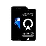 KZY İletişim Apple iPhone SE 2 Tam Kaplayan Anti Statik Görünmez Safir Ekran Koruyucu Hayalet Cam - Siyah