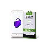 KZY İLETİŞİM Apple iPhone SE 2020 ile uyumlu Temperli Ekran Koruyucu Kırılmaz Cam Ekonomik 5'li Paket