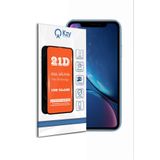 KZY İLETİŞİM Apple iPhone XR ile uyumlu Tam Kaplayan 21D Temperli Ekran Koruyucu Cam