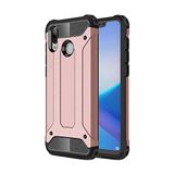 KZY İletişim-Huawei Honor 8C ile Uyumlu Kapak Çift Katmanlı Zırh Tank Kılıf - Rose Gold (ROSE GOLD)
