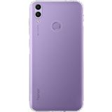 KZY İletişim Huawei Honor 8C ile Uyumlu Kapak Kamera Korumalı Tıpalı Silikon Şeffaf Kılıf