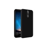 KZY İletişim Huawei Mate 10 Lite ile Uyumlu İçi Kadife Soft Logosuz Lansman Silikon Kılıf - Siyah