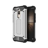 KZY İletişim-Huawei Mate 10 Lite ile Uyumlu Kapak Çift Katmanlı Zırh Tank Kılıf - Gri (GRİ)