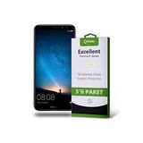 KZY İLETİŞİM Huawei Mate 10 Lite ile uyumlu Temperli Ekran Koruyucu Kırılmaz Cam Ekonomik 5'li Paket