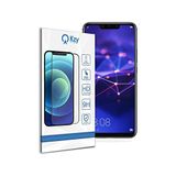 KZY İLETİŞİM Huawei Mate 20 Lite ile uyumlu Tam Kaplayan Temperli Ekran Koruyucu Cam