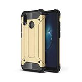 KZY İletişim-Huawei P 20 Lite ile Uyumlu Kapak Çift Katmanlı Zırh Tank Kılıf - Gold (GOLD)