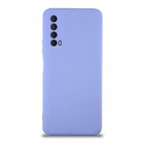 KZY İletişim Huawei P Smart 2021 ile Uyumlu Kapak İçi Kadife Kamera Korumalı Lansman Silikon Kılıf - Lila