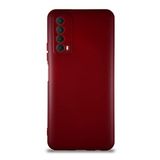 KZY İletişim Huawei P Smart 2021 ile Uyumlu Kılıf Soft Premier Renkli Silikon Kapak - Mürdüm